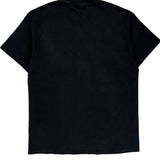 Marty'S Place Hanes Single Stitch T-Shirt - Large Black Cotton