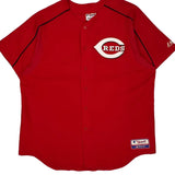 Cincinnati Reds Majestic Mlb Football Jersey - 2XL Red Polyester