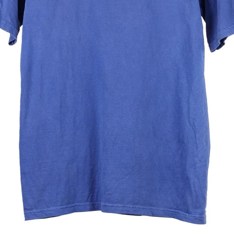Vintage blue Reverse Weave Champion T-Shirt - mens medium