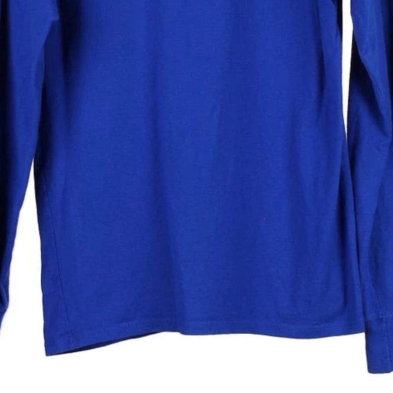 Vintage blue Champion Long Sleeve T-Shirt - mens medium