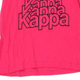 Age 10 Kappa Spellout Vest - Medium Pink Cotton