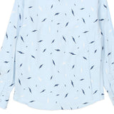 Age 10 Unbranded Patterned Shirt - Small Blue Cotton