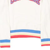 Age 12 Converse Spellout Sweatshirt - Medium White Cotton Blend