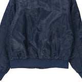 Age 12 Champion Bomber Jacket - Medium Navy Nylon Blend