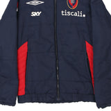 Age 16-18 Umbro Puffer - Small Navy Polyester