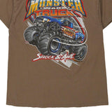 Vintage brown Monster Truck Gildan T-Shirt - mens large