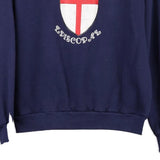 St. Paul's Episcopal Jerzees Sweatshirt - Large Navy Cotton Blend