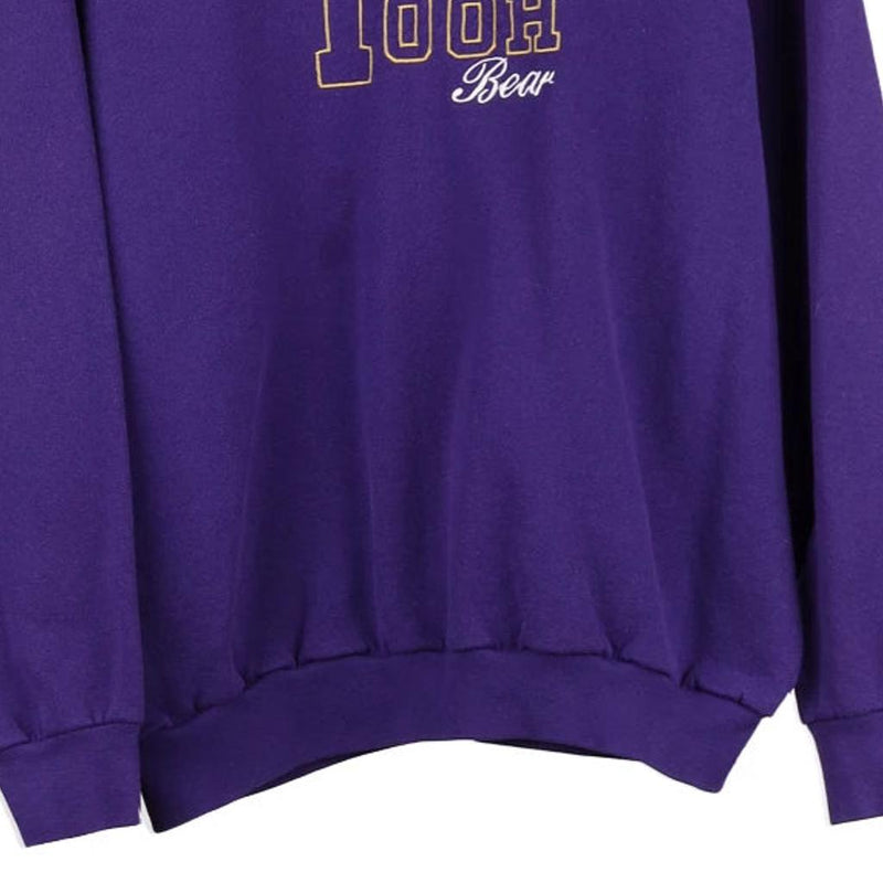 Vintage purple Pooh Sweatshirt - mens large