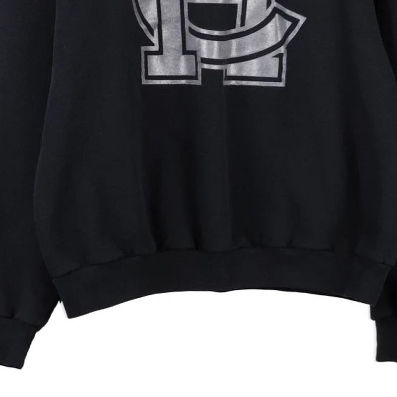 Jerzees Sweatshirt - Large Black Cotton Blend