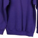 Santee Sweatshirt - Large Purple Cotton Blend