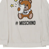 Vintage white 14 Years Moschino Sweatshirt - girls medium