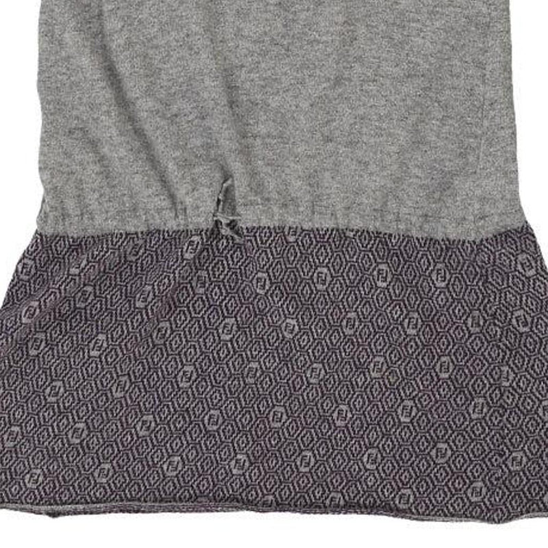 Vintage grey 12 Years Fendi Jumper Dress - girls medium