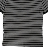 Collezioni Armani Striped Polo Shirt - 2XL Grey Cotton Blend