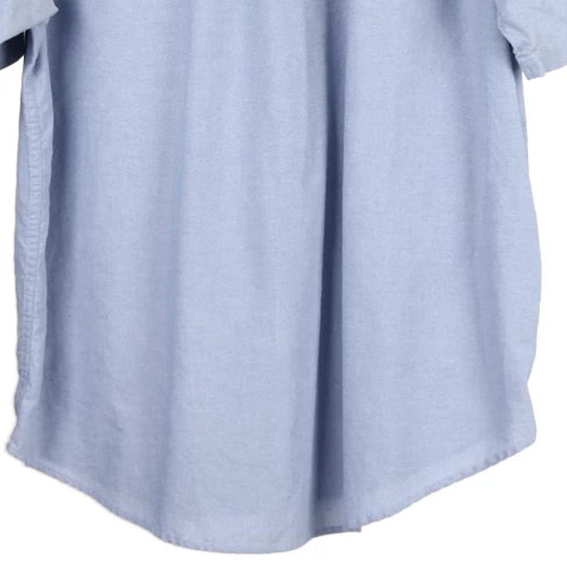Vintage blue Chaps Ralph Lauren Short Sleeve Shirt - mens x-large