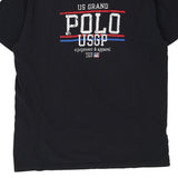 Vintage navy Us Grand Polo Equipment T-Shirt - womens xx-large