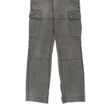 Age 16 Ovs Cargo Trousers - 34W 34L Grey Cotton Blend