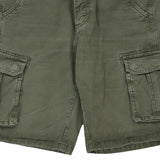 Scout Cargo Shorts - 30W 10L Khaki Cotton Blend