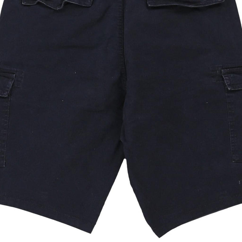 Unbranded Cargo Shorts - 34W 10L Navy Cotton Blend