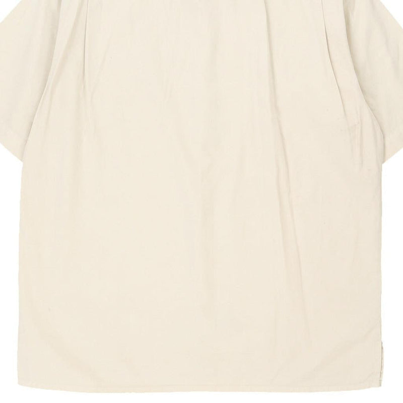 Vintage beige Marina Yachting Short Sleeve Shirt - mens x-large