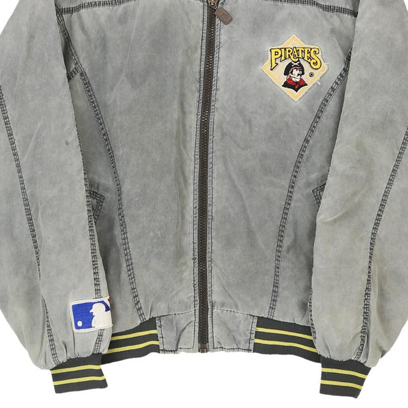Vintage grey Pittsburgh Pirates Mlb Baseball Jacket - womens large