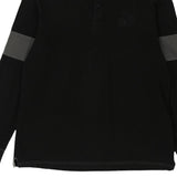 Vintage black Le Coq Sportif Long Sleeve Polo Shirt - mens xx-large