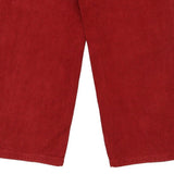Lacoste Cord Trousers - 36W 27L Red Cotton