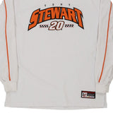 Vintage white Tony Stewart 20 Chase Authentics Sweatshirt - mens large