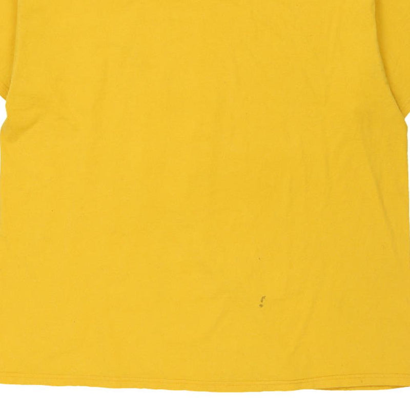 Vintage yellow Nike T-Shirt - mens x-large