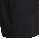 Emporio Armani Midi Skirt - 34W UK 14 Black Viscose Blend