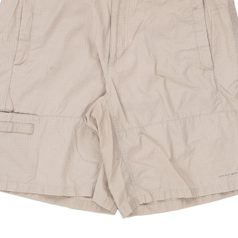 Columbia Cargo Shorts - 36W 10L Beige Cotton