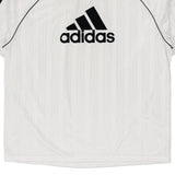 Vintage white Adidas T-Shirt - mens x-large