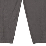Adidas Velour Joggers - XL Grey Polyester