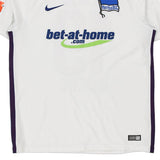 Hertha BSC Berlin Nike Football Football Shirt - Large White Polyester