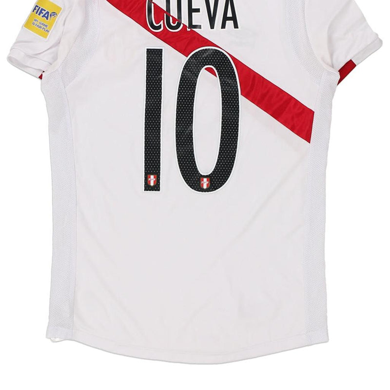 Peru  Umbro Football Football Shirt - Medium White Polyester