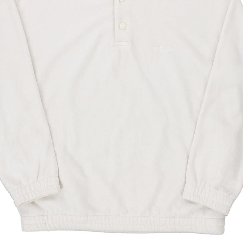 Vintage white Fila Fleece - mens large