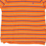 Vintage orange Polo Ralph Lauren Polo Shirt - mens large
