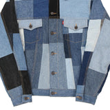 Reworked Levis Denim Jacket - Large Blue Cotton