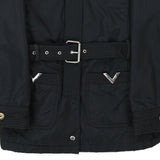 R.E.D Valentino Jacket - Medium Navy Polyester Blend
