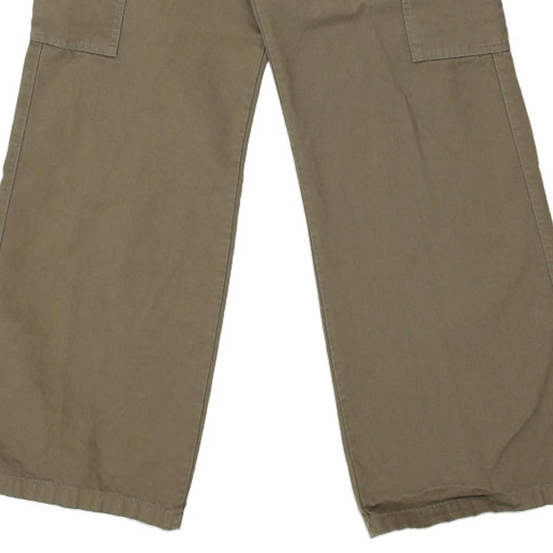 Unbranded Cargo Trousers - 26W UK 6 Khaki Cotton