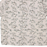 Vintage beige Columbia Hawaiian Shirt - mens xx-large