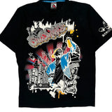 5Ive Jungle Graphic T-Shirt - 2XL Black Cotton