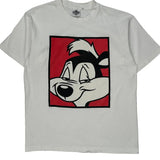 Warner Bros Acme Clothing Cartoon T-Shirt - Large Red Cotton