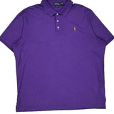 Polo By Ralph Lauren Polo Shirt - XL Purple Cotton