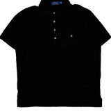 Polo By Ralph Lauren Polo Shirt - Large Black Cotton