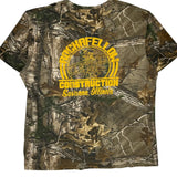 Construction Unbranded Camo T-Shirt - Large Yellow Cotton