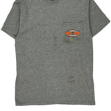 A.D. Farrow Co. Harley Davidson Graphic T-Shirt - Medium Grey Polyester Blend