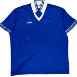 Diadora Football Shirt - XL Blue Polyester