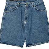 Wrangler Denim Shorts - 34W 9L Blue Cotton