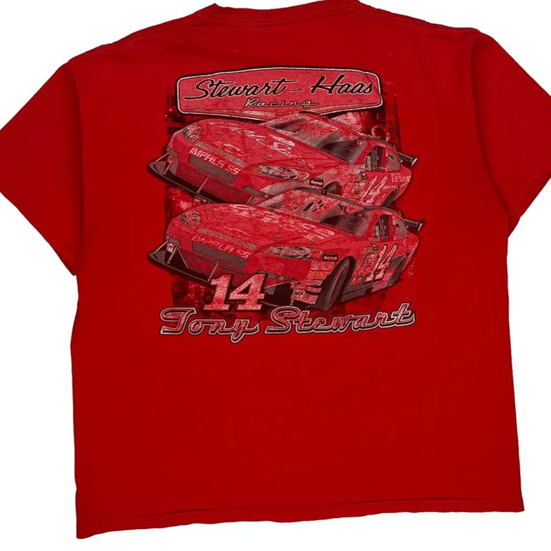 Tony Stewart Chase Authentics Nascar T-Shirt - XL Red Cotton