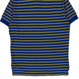 Polo By Ralph Lauren Striped Polo Shirt - Large Blue Cotton